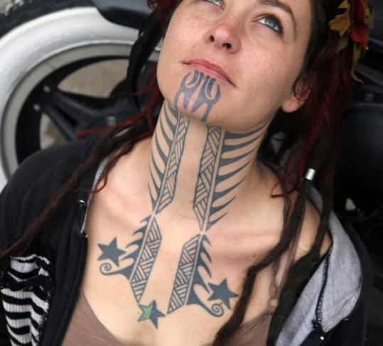 moko tattoos. “The New Zealand Maori Moko is