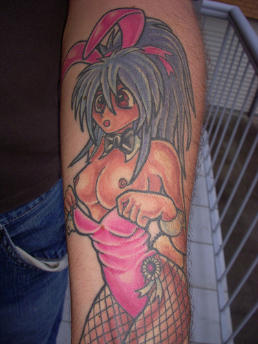 Tattoo Blog » Uncategorized » playboy bunny manga tattoo picture