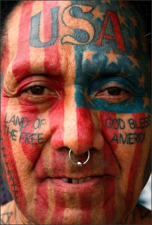Patriotic Tattoo Even with the semimainstream acceptance of tattoos there
