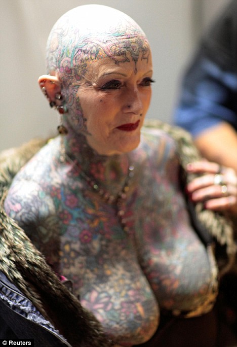 Varley's love affair with tattooing started in 1986 when she was 49 at a