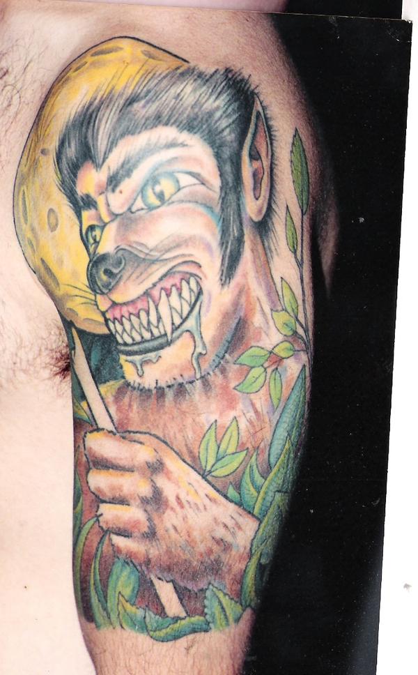 Tattoo Blog Uncategorized werewolf tattoo picture