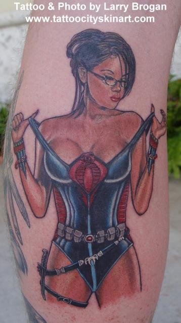 Comic Book Tattoo