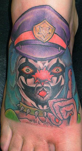 clown tattoo. Clown Tattoo Pictures