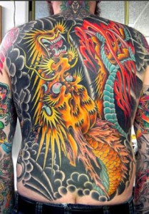 Dave Fox dragon tattoo