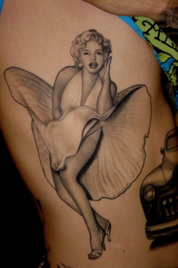 marilyn monroe tattoos. Tim Hendricks marilyn monroe