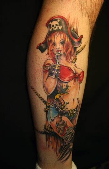 Jeff Gogue pinup pirate