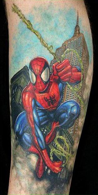 Spiderman Psycho Tattoo