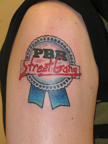 gang tattoo. pbr street gang tattoo