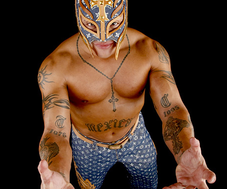 Cross Tatoos on Rey Mysterio Mexico Cross Tattoos    Tattoo Blog