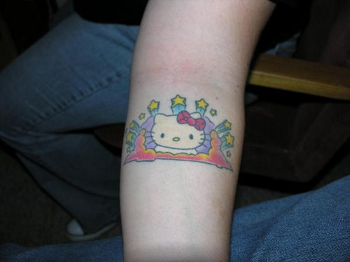 Tattoo Blog » Uncategorized » hello kitty stars tattoo