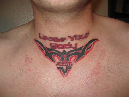 I googled tattoo advertising and came up with Leaseyourbody.com.