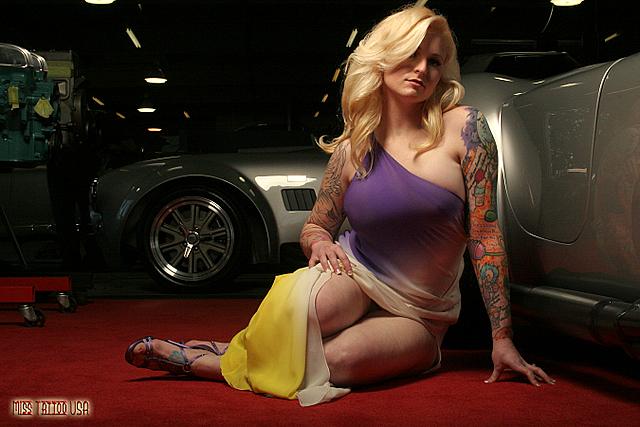  on the road I came up with the idea of a pageant for Tattoo'd Ladies� it 
