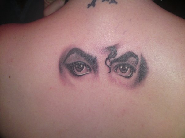 michael jackson tattoo. Michael Jackson Eyes Tattoo